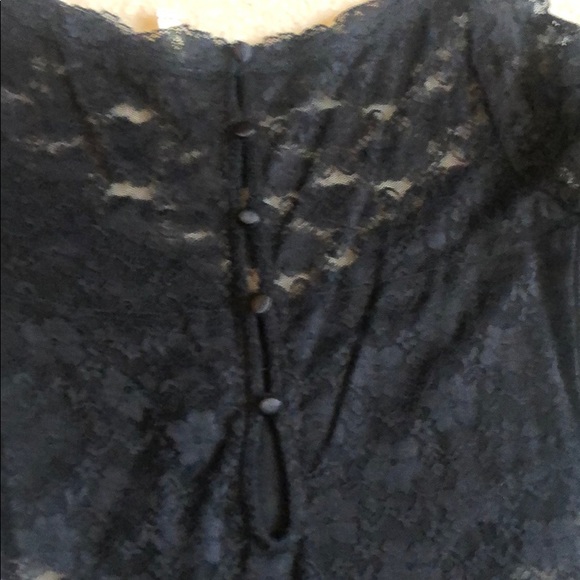 Free People Bell Sleeve Black Dress - Picture 3 of 4